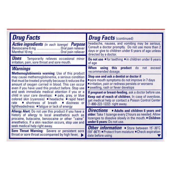 Conjunto Vitafusion Chloraseptic