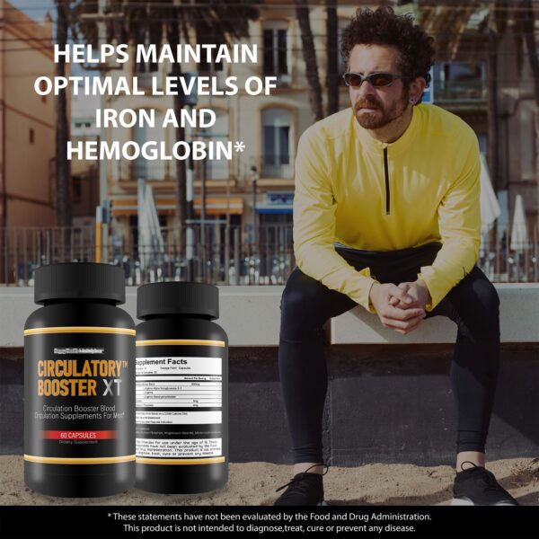 Version 1.0.0 Envase y etiqueta de Circulatory Booster XT