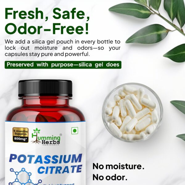 Cápsulas de citrato de potasio en blíster