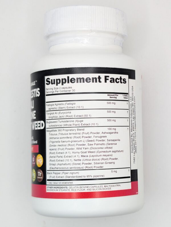 Clean Nutra suplemento con saw palmetto, ashwagandha y shilajit