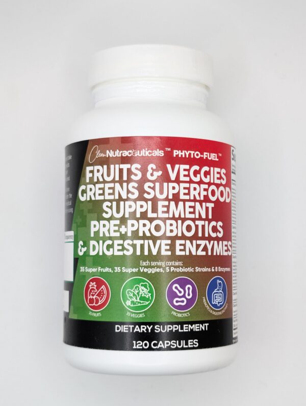 Clean Nutraceuticals espirulina y chlorella en cápsulas