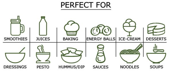 Version 1.0.0 Clorela Orgánica Food to Live en batido