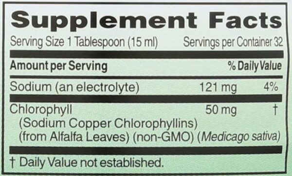 Version 1.0.0 Clorofila con menta World Organic suplemento natural 50mg