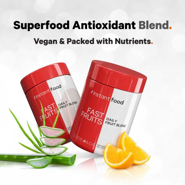 Caja promocional Codeage Instantfood Fast Fruits