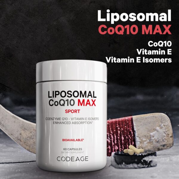 Ingredientes Codeage Liposomal CoQ10 Max