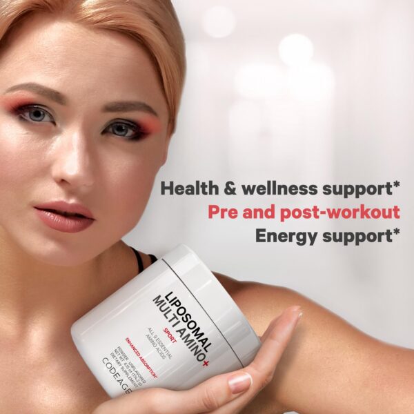 Version 1.0.0 Frasco con 30 porciones en etiqueta