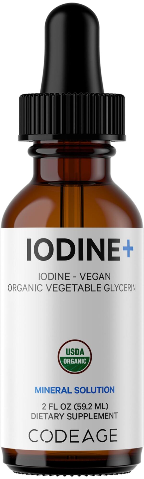 Etiqueta de yodo orgánico Codeage