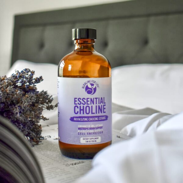 Frasco de colina citrato para uso diario