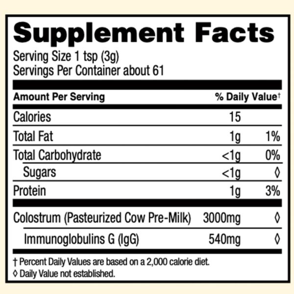 Batido con colostro Surthrival