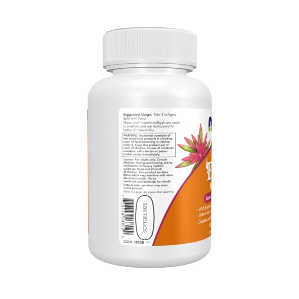 Comparación de tamaño de cápsulas Eve