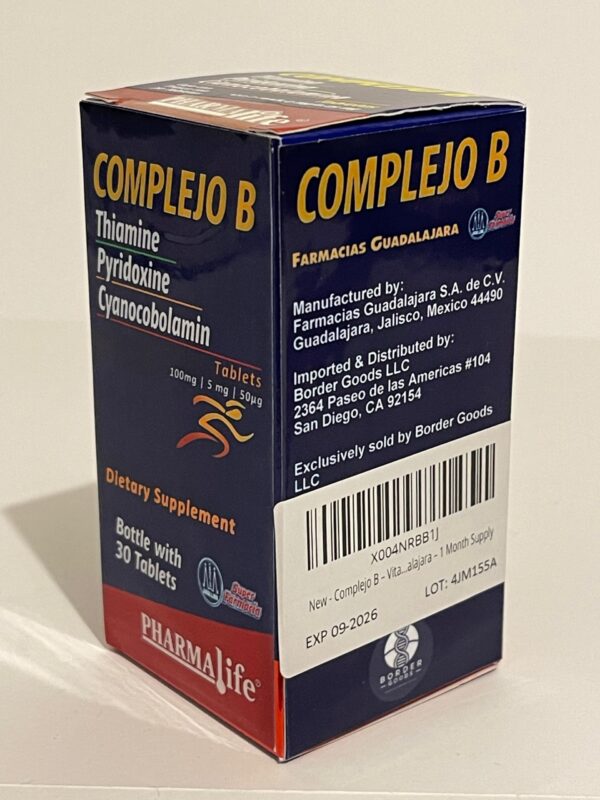 Version 1.0.0 Interior del frasco de Complejo B