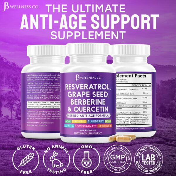 Complemento alimenticio para hombres y mujeres JB Wellness