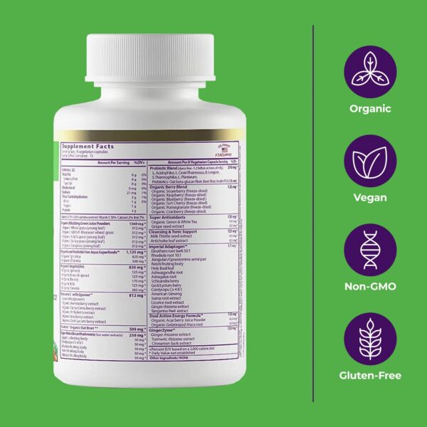 Complemento alimenticio Paradise Herbs cápsulas superalimentos