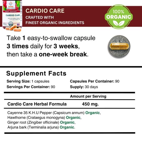 Complementos orgánicos detox para salud arterial y digestiva