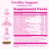Composición ingredientes suplemento fertilidad Pink Stork mujer