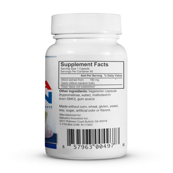 Comprar BuyNaturally allicina ajo cápsulas vegetarianas