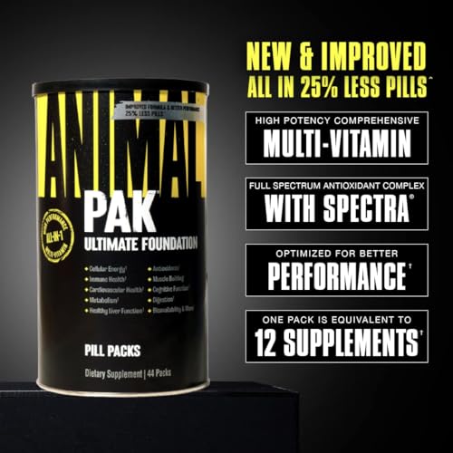 Confianza de atletas en Animal Pak por más de 40 años