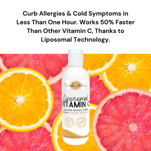 contenido botella Vitamina C Liposomal Revitalize Wellness