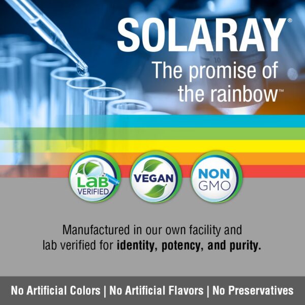 Contenido cápsulas SOLARAY cardo mariano antioxidante y hepatoprotector