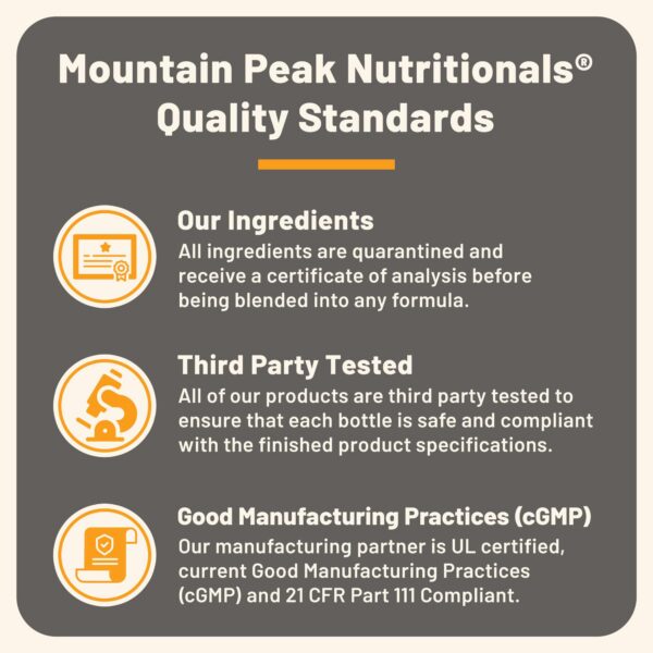 Version 1.0.0 Mountain Peak Nutritionals soporte colesterol cápsulas vegetales