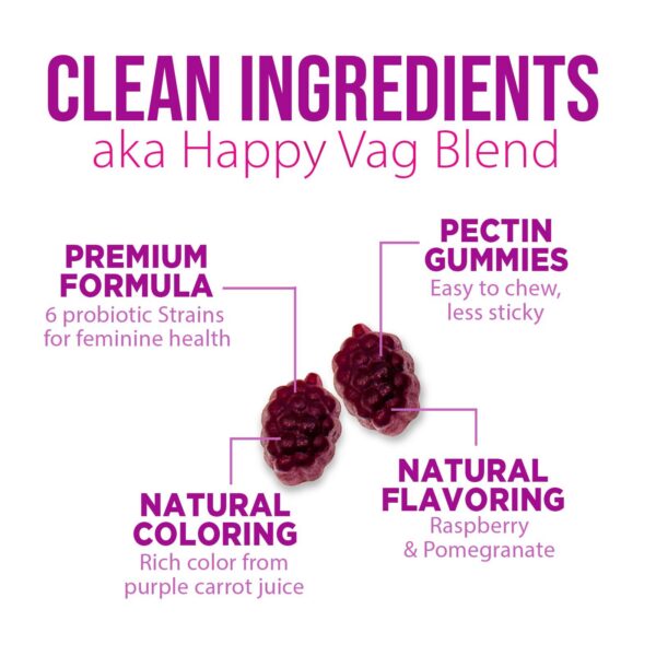 Gomitas fáciles de tomar para rutina diaria femenina