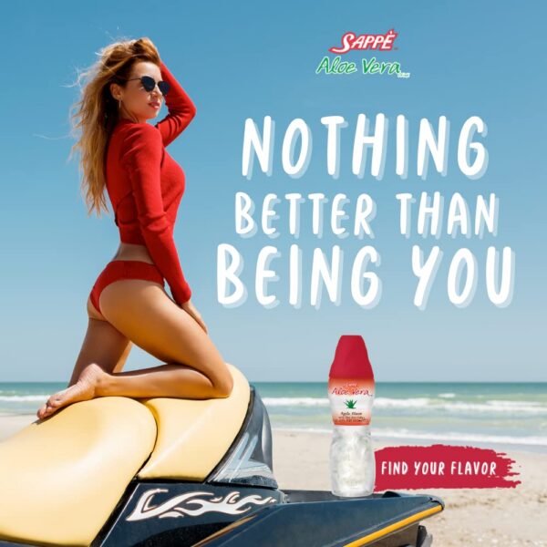 Contenido de jugo aloe vera Sappe con gran pulpa