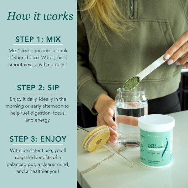 Version 1.0.0 Contenido del suplemento polvo New Earth Super Blue Green