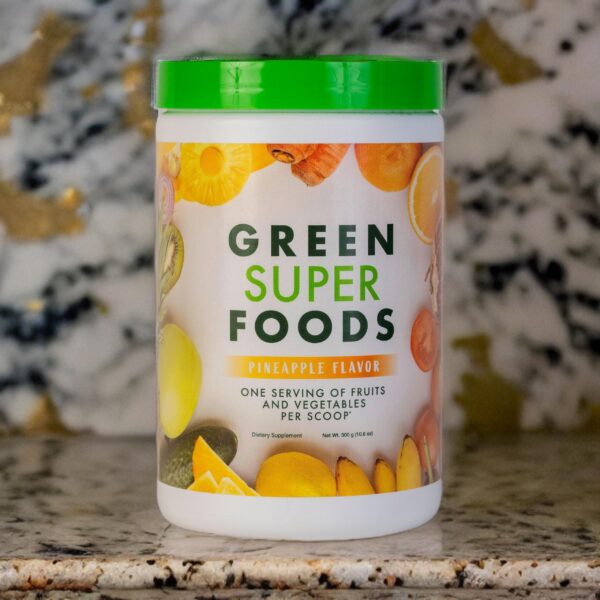 Contenido del suplemento superalimentos verdes Nutrihealth