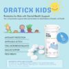 Contenido tableta probiótica OraTicx para niños