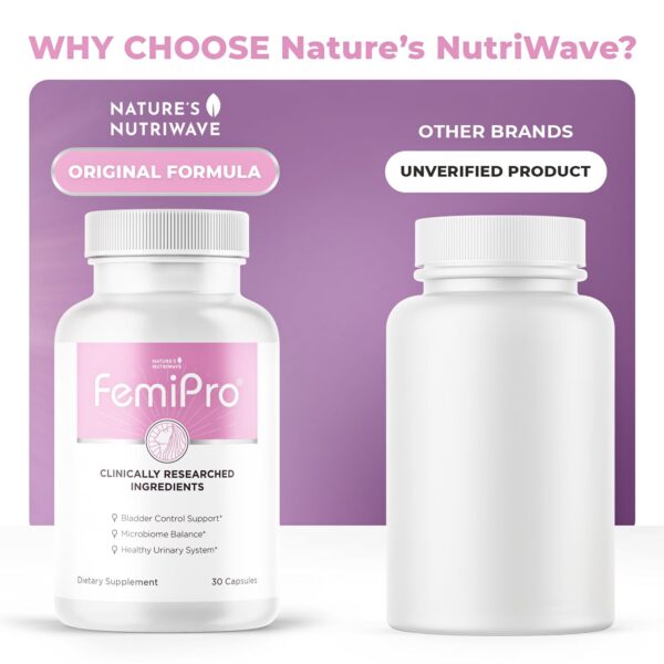 Control de micción frecuente Femipro mezcla natural