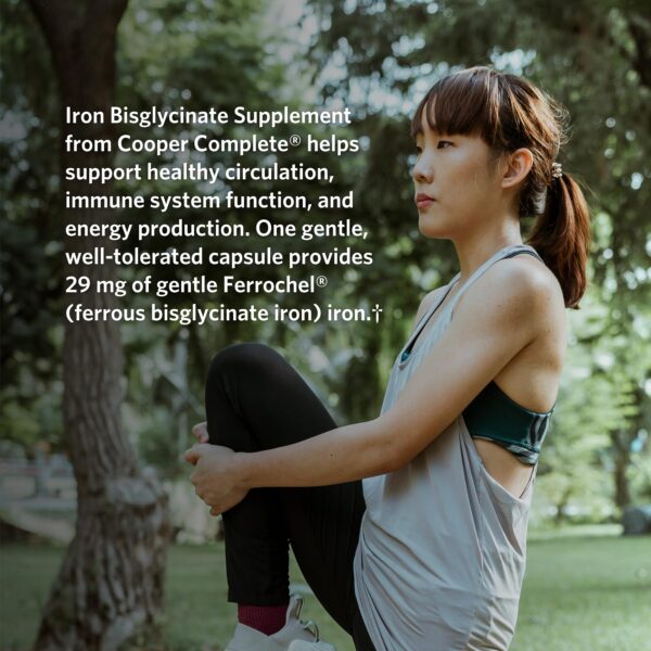 Cápsulas de hierro bisglicinato