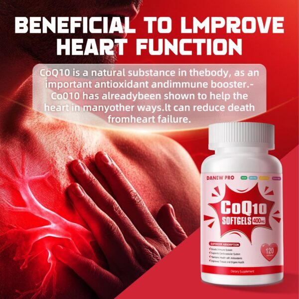 Etiqueta trasera CoQ10-400 mg softgels