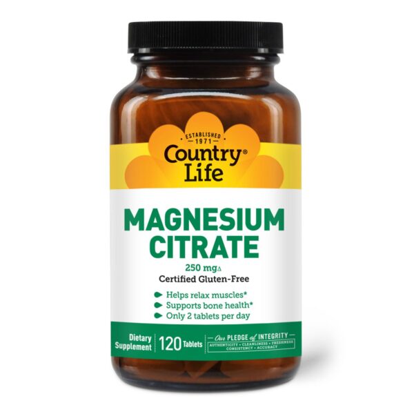 Certificaciones Country Life Magnesium Citrate