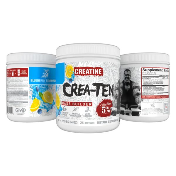 Cuchara con polvo de creatina