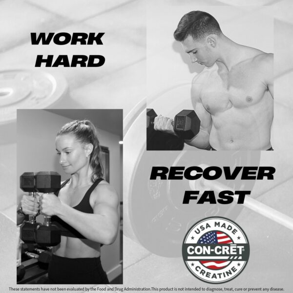 Cápsulas de Creatine HCl Recovery en mano