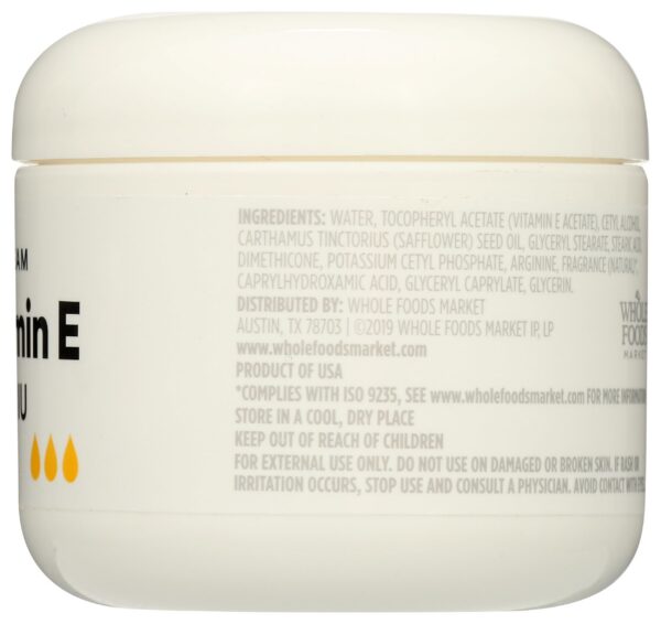 Crema corporal vitamina E 28000 IU 4 onzas 365 Whole Foods