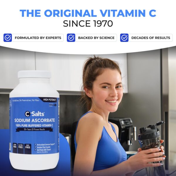 Frasco y contenido en polvo