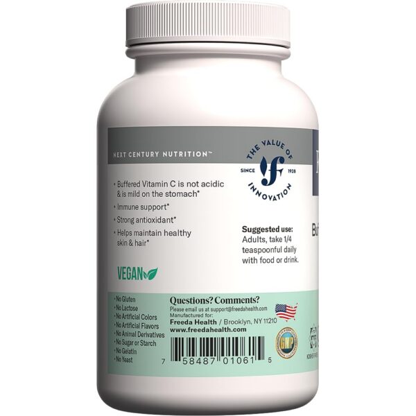 Version 1.0.0 Cucharadita polvo Freeda vitamina C suave para estómago