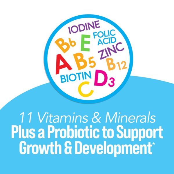 Culturelle Kids multivitamínico natural para crecimiento y salud