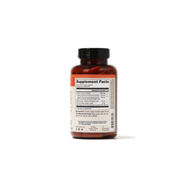 Cúrcuma orgánica NatureWise curcumina 2250mg cápsulas veganas