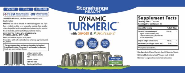Suplemento Stonehenge Health apoyo inmune digestivo y articular