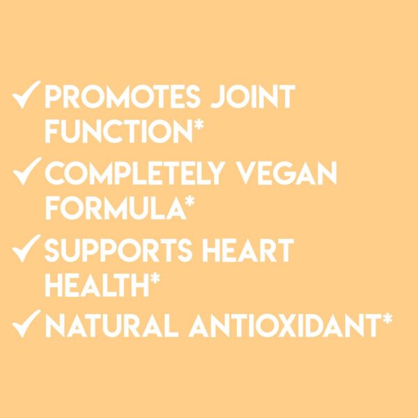Cúrcuma vegana antioxidante potente para apoyo articular