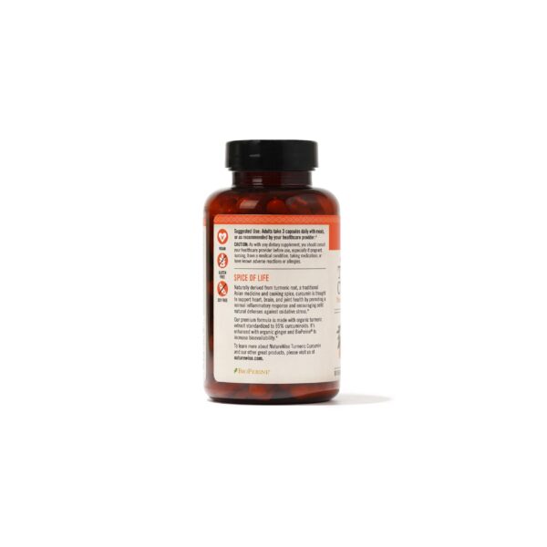 Curcumina NatureWise suplemento sin gluten no gmo 90 cápsulas