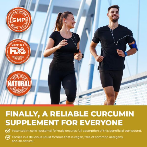 Curcumina Oro Purality Health suplemento líquido con absorción mejorada