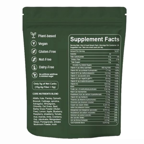 Daily Gummies super greens con prebióticos y fibra