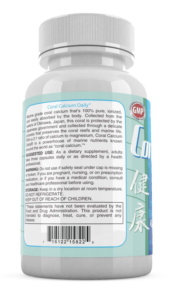 Instrucciones de uso del coral calcium Daily Health