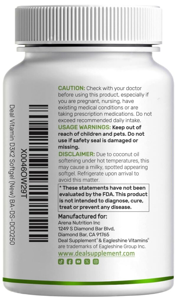 Portador de aceite de coco virgen DEAL SUPPLEMENT