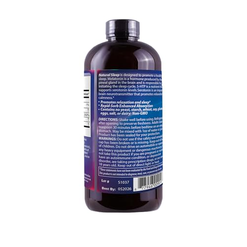 Delicado suplemento para dormir Liquid Natural Sleep