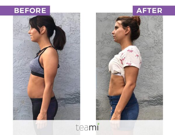 Detalle bolsita de té detox colon natural Teami sabor limon