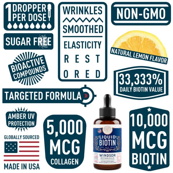 Version 1.0.0 Detalle botella biotina líquida Windsor Botanicals